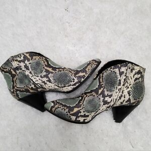 Janet & Janet Snakeskin Ankle Boots